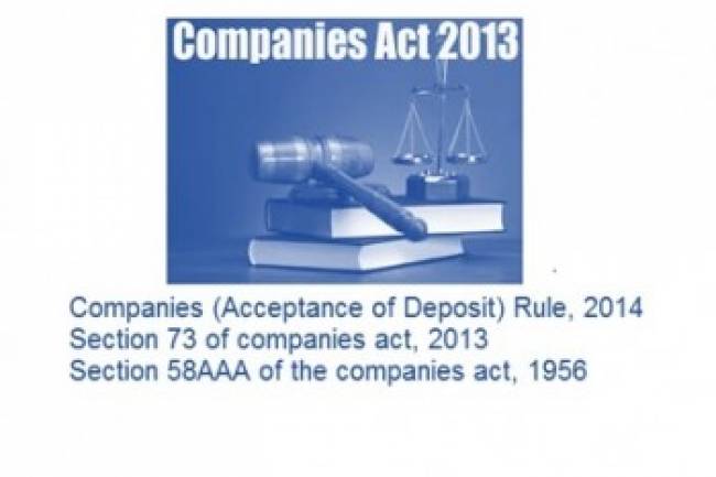 Deposits under Companies Act 2013