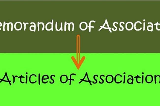 What Are Memorandum Of Association & Articles Of Association?