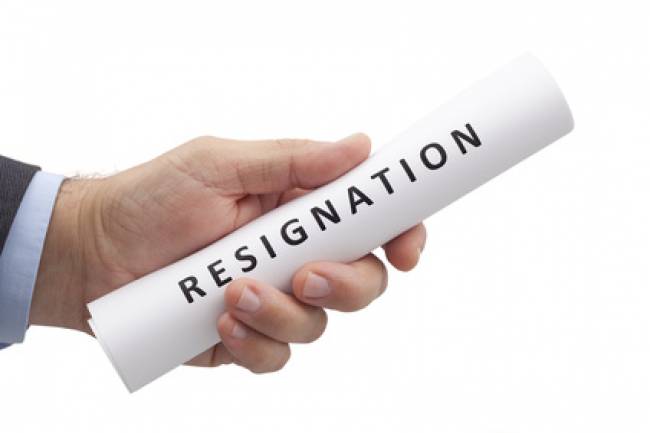 Resignation of Director in public limited company 