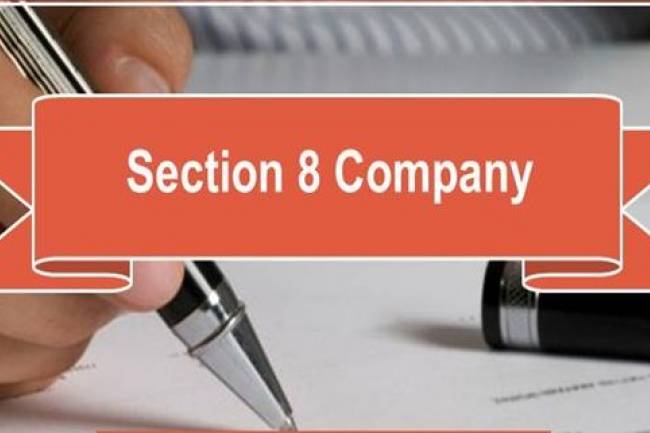 What are the requirements and procedures to register a section-8 company?